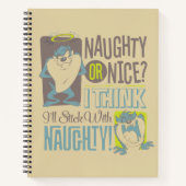 TAZ™- Naughty of Nice? Notitieboek (Voorkant)