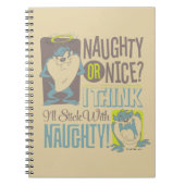 TAZ™- Naughty of Nice? Notitieboek (Voorkant)