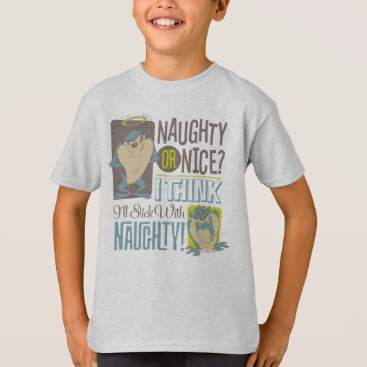 TAZ™- Naughty of Nice? T-shirt (Voorkant)