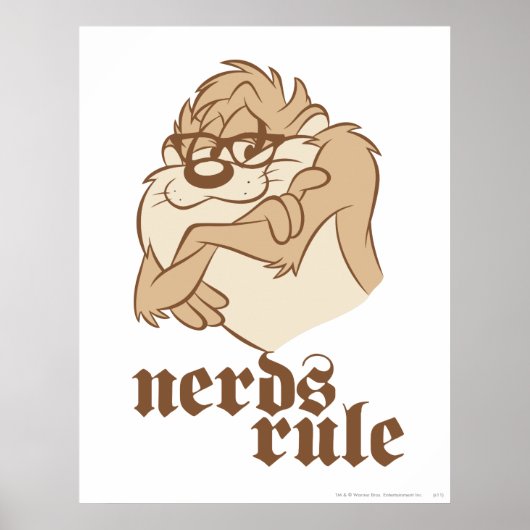 TAZ™ - Nerds Rule Poster (Voorkant)