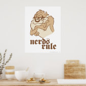 TAZ™ - Nerds Rule Poster (Keuken)