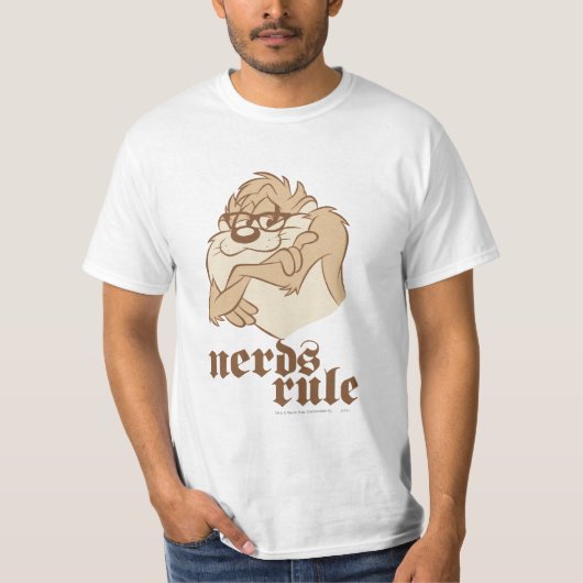 TAZ™ - Nerds Rule T-shirt (Voorkant)