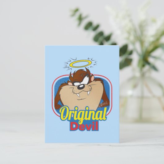 TAZ™ Original Devil Briefkaart (Staand voorkant)