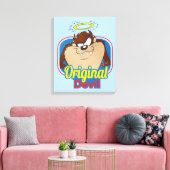 TAZ™ Originele Duivel Canvas Afdruk (Insitu (Woonkamer))