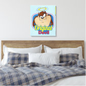 TAZ™ Originele Duivel Canvas Afdruk (Insitu (Slaapkamer))