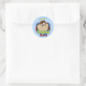 TAZ™ Originele Duivel Ronde Sticker (Tas)