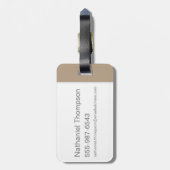 TAZ™ Outta Control Bagagelabel (Achterkant verticaal)