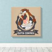TAZ™ Outta Control Canvas Afdruk (Insitu (Houten vloer))