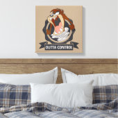 TAZ™ Outta Control Canvas Afdruk (Insitu (Slaapkamer))