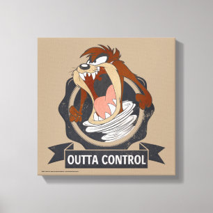 TAZ™ Outta Control Canvas Afdruk