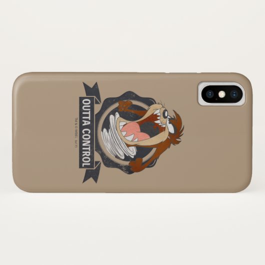 TAZ™ Outta Control Case-Mate iPhone Case (Achterkant (horizontaal))