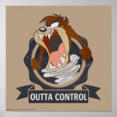 TAZ™ Outta Control Poster (Voorkant)