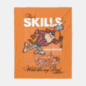 TAZ™ - Pap Skills Fleece Deken (Voorkant)