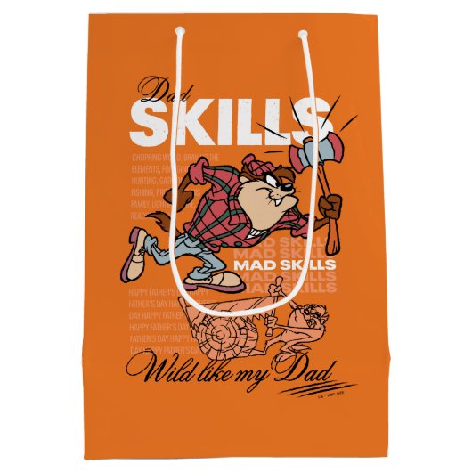 TAZ™ - Pap Skills Medium Cadeauzakje (Achterkant)