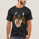 TAZ™ Pilgrim-Thanksgiving in kleur T-shirt (Voorkant)