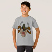 TAZ™ Pilgrim-Thanksgiving in kleur T-shirt (Voorkant volledig)