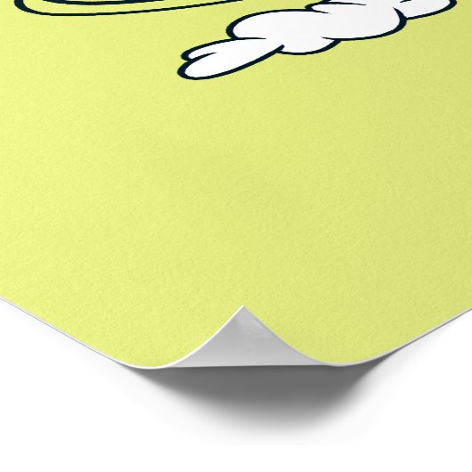 TAZ™ poseren 10 Poster (Hoek)