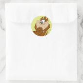 TAZ™-positie 4 Ronde Sticker (Tas)