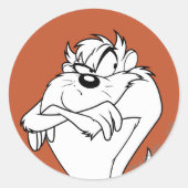 TAZ™-positie Ronde Sticker (Voorkant)