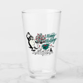 TAZ™ - Prettige feestdagen Glas (Voorkant)