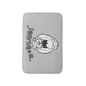 TAZ™ Schreeuwende Expletievelingen Badmat (Voorkant Verticaal)