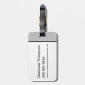 TAZ™ Schreeuwende Expletievelingen Bagagelabel (Achterkant verticaal)