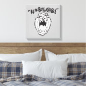 TAZ™ Schreeuwende Expletievelingen Canvas Afdruk (Insitu (Slaapkamer))