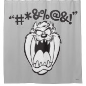 TAZ™ Schreeuwende Expletievelingen Douchegordijn (Voorkant)