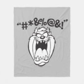 TAZ™ Schreeuwende Expletievelingen Fleece Deken (Voorkant)