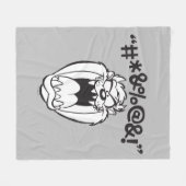 TAZ™ Schreeuwende Expletievelingen Fleece Deken (Voorkant (Horizontaal))