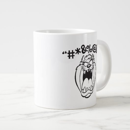 TAZ™ Schreeuwende Expletievelingen Grote Koffiekop (Voorkant rechts)