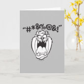 TAZ™ Schreeuwende Expletievelingen Kaart (Gele Bloem)