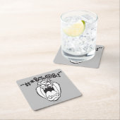 TAZ™ Schreeuwende Expletievelingen Kartonnen Onderzetters (Insitu)