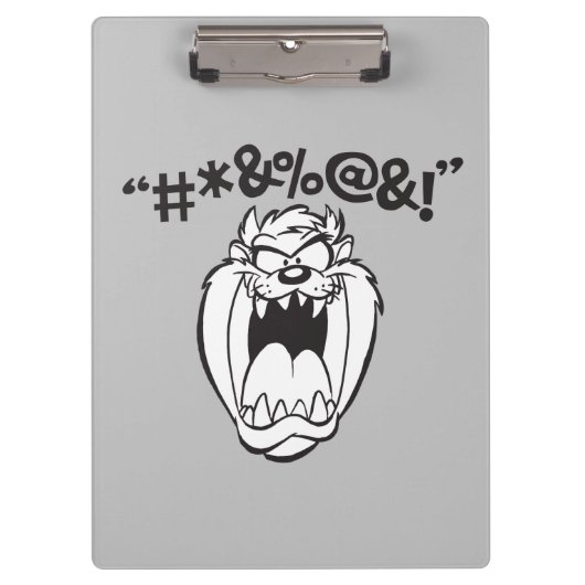TAZ™ Schreeuwende Expletievelingen Klembord (Voorkant)