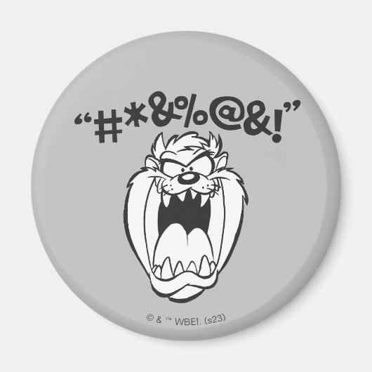 TAZ™ Schreeuwende Expletievelingen Magneet (Voorkant)