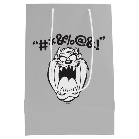 TAZ™ Schreeuwende Expletievelingen Medium Cadeauzakje (Achterkant)