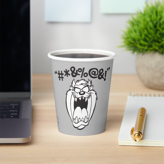 TAZ™ Schreeuwende Expletievelingen Papieren Bekers (Insitu)