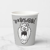 TAZ™ Schreeuwende Expletievelingen Papieren Bekers (Voorkant)