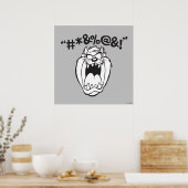 TAZ™ Schreeuwende Expletievelingen Poster (Keuken)