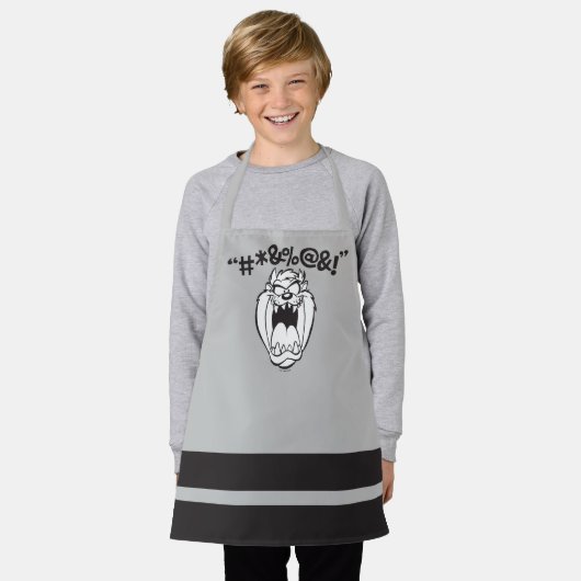 TAZ™ Schreeuwende Expletievelingen Schort (Gedragen)