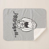 TAZ™ Schreeuwende Expletievelingen Sherpa Deken (Voorkant (horizontaal))