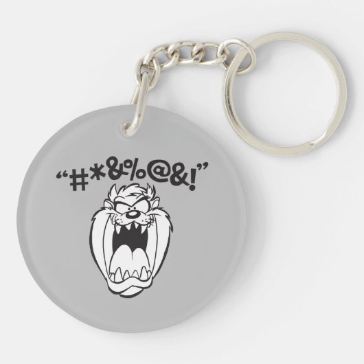 TAZ™ Schreeuwende Expletievelingen Sleutelhanger (Achterkant)