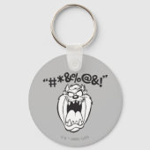 TAZ™ Schreeuwende Expletievelingen Sleutelhanger (Voorkant)