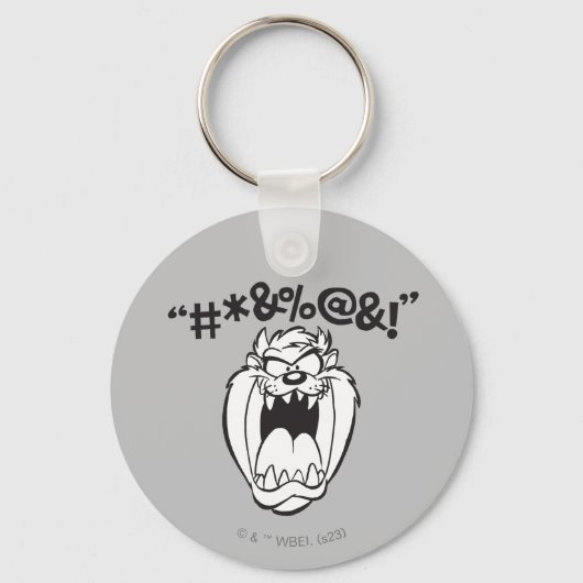 TAZ™ Schreeuwende Expletievelingen Sleutelhanger (Voorkant)