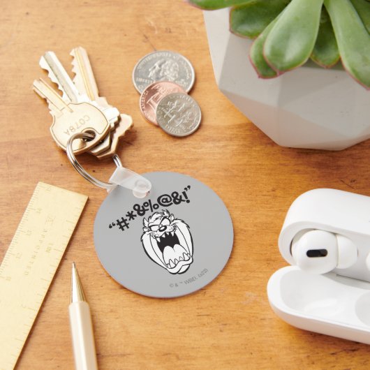 TAZ™ Schreeuwende Expletievelingen Sleutelhanger (Bureau)