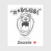TAZ™ Schreeuwende Expletievelingen Sticker (Vel)