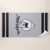 TAZ™ Schreeuwende Expletievelingen Strandlaken (Voorkant)