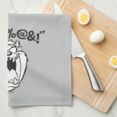 TAZ™ Schreeuwende Expletievelingen Theedoek (Quarter Fold)