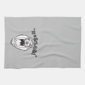 TAZ™ Schreeuwende Expletievelingen Theedoek (Horizontaal)