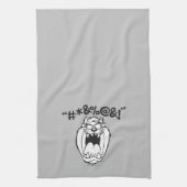 TAZ™ Schreeuwende Expletievelingen Theedoek (Verticaal)